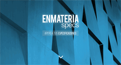 Desktop Screenshot of enmateria.cl